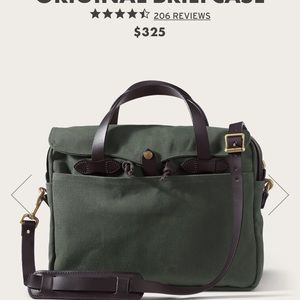Filson rugged twill briefcase